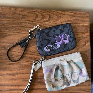 Coach wristlets